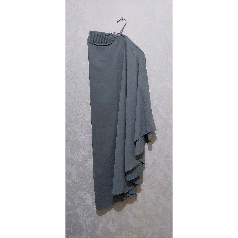 [PRELOVED] KHIMAR ABU FREE CADAR MANSET TANGAN DAN KAOS KAKI