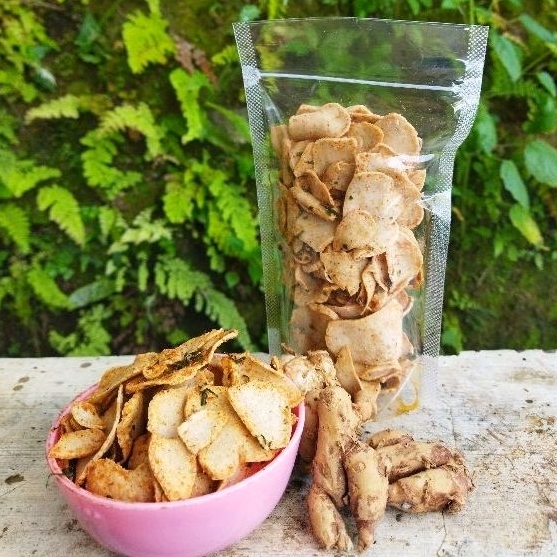 

keripik | kerupuk basreng | bakso goreng pedas kencur kemasan 100gr