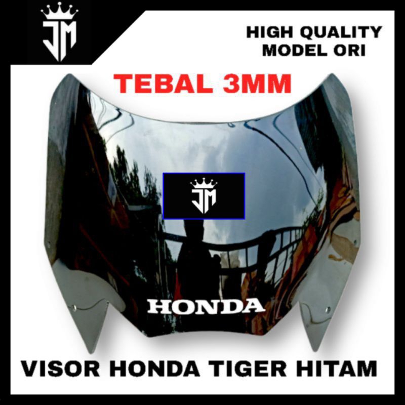 VISOR TIGER REVO TIREV VISOR HONDA TIGER TIREV TIGER REVO TIGER BARONG TEBAL 3MM MODEL ORIGINAL