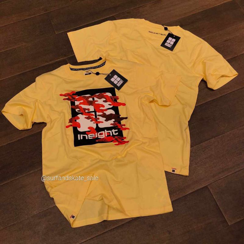 Kaos Insight Original New Arival IS211306 C Jaff Tee Yellow