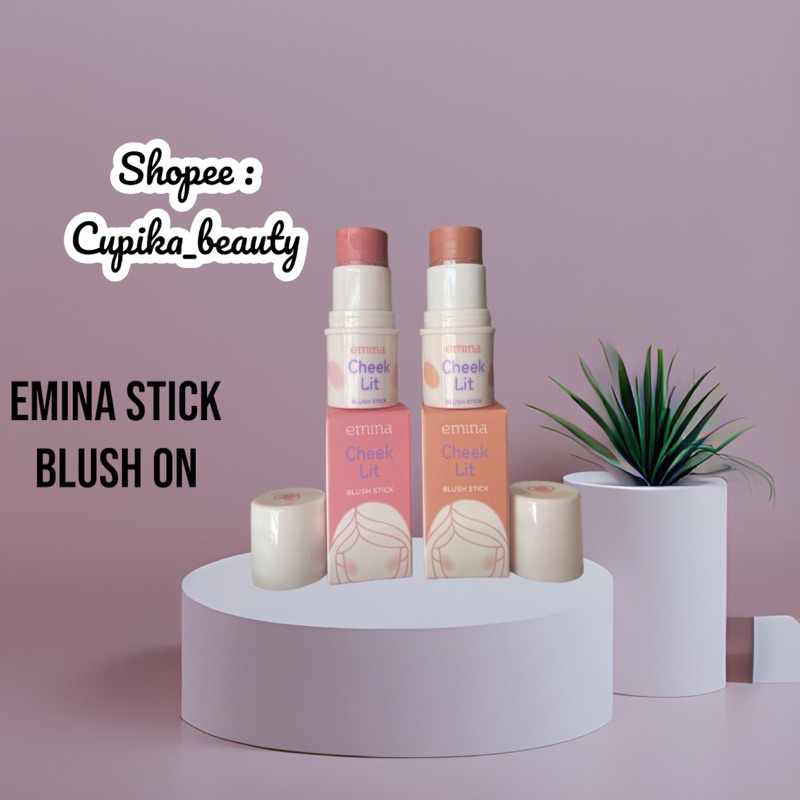 [ki][stick ]  Emina cheek lit blush on stick -- blush on versi stick by emina