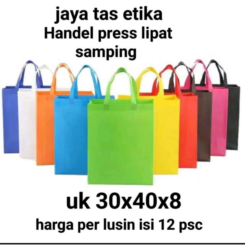 tas spun Bond/tas press/goodie bag /tas handel 30x40