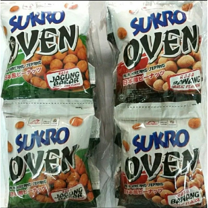 

sukro oven kacang ecer 1000 | 1 renceng isi 10 bks