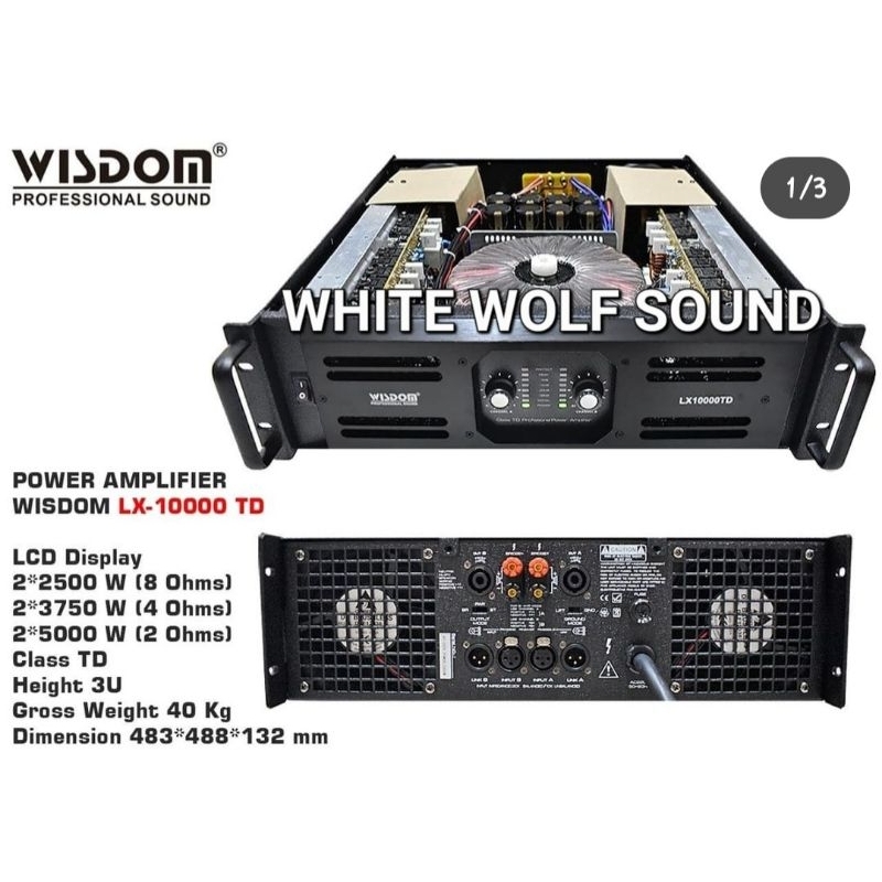 Power Wisdom LX 10000 TD Power WISDOM CLASS TD LX 10000 TD Original