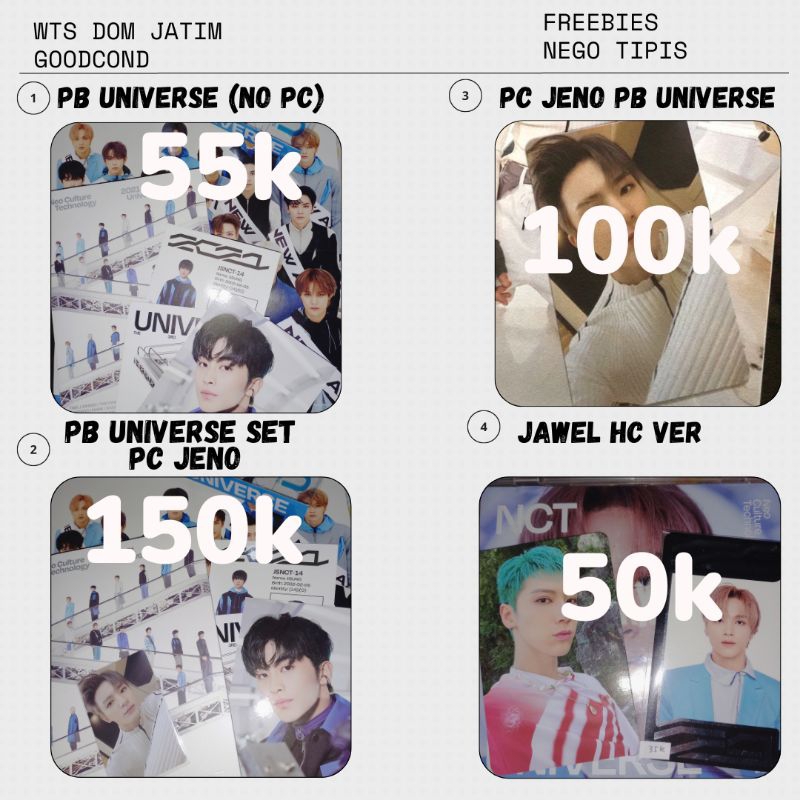 WTS PB UNIVERSE NCT SET PC JENO
