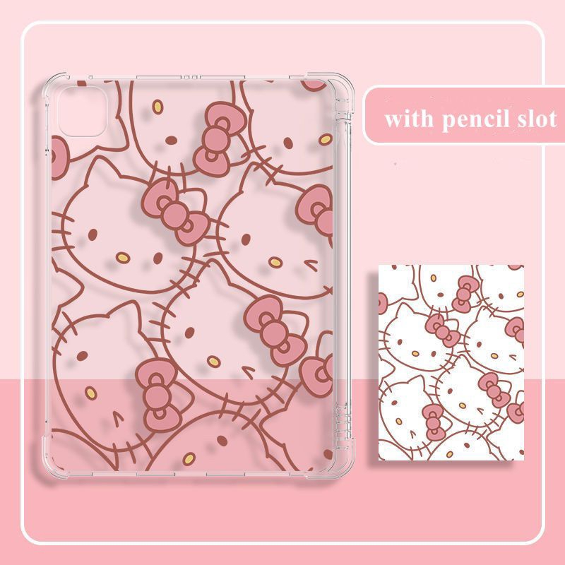 Case iPad Air 5 4 10.9 Inch Jelly Casing Soft Silikon Hello Kitty