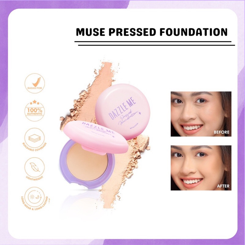 DAZZLE ME MUSE PRESSED FOUNDATION