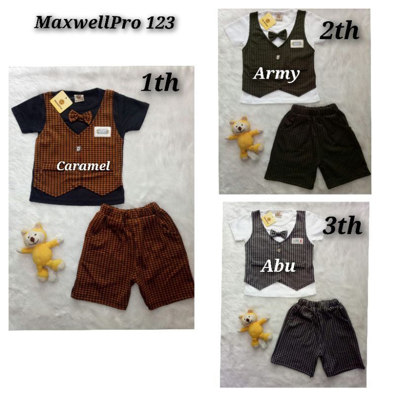 Setelan Anak MaxwellPro Rompi Seri 123