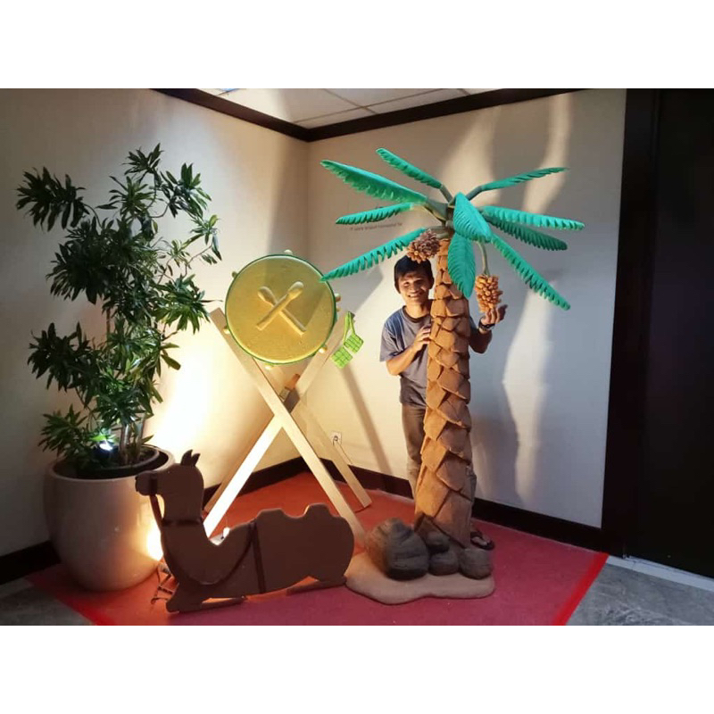 DEKORASI RAMADHAN POHON KURMA DAN BEDUG BONUS UNTA