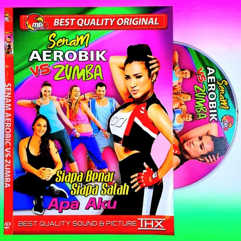 KASET MP5 VIDEO PANDUAN SENAM AEROBIK-SENAM ZUMBA-SENAM BL-SENAM-SENAM DISCO-SENAM REGGAE-SENAM INDO