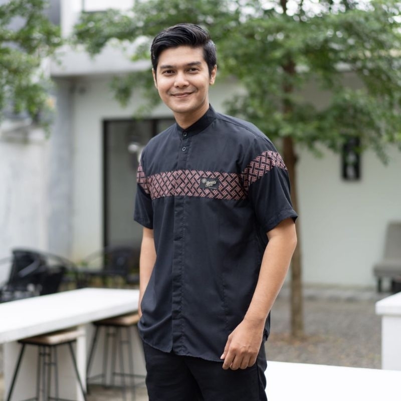 BAJU KOKO REMAJA MASA KINI//baju muslim pria lengan pendek