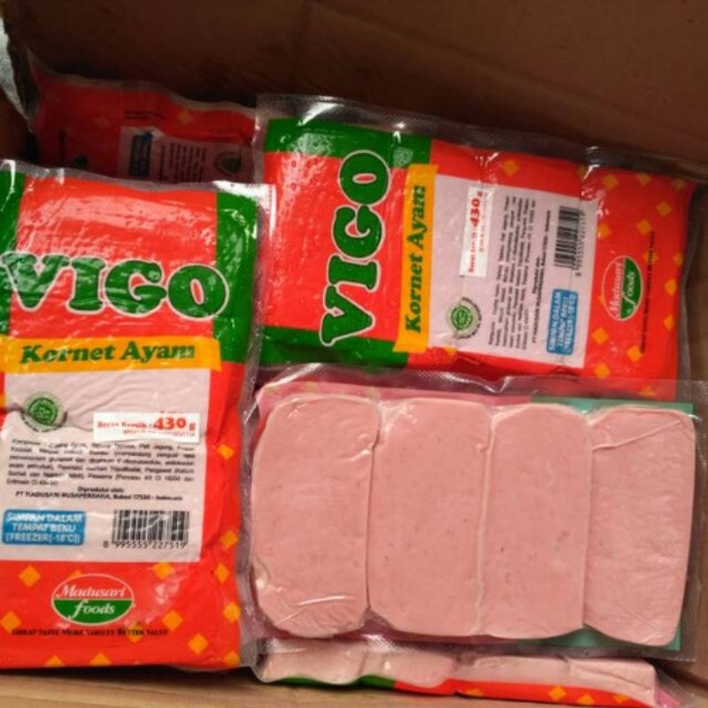 

Kornet Ayam Vigo 430gr