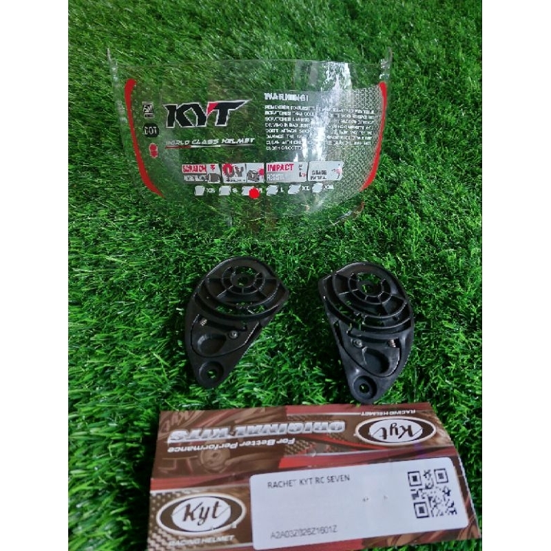 Kaca Ori Kyt R10 K2 RIDER RC 7 Seven R10 bening clear