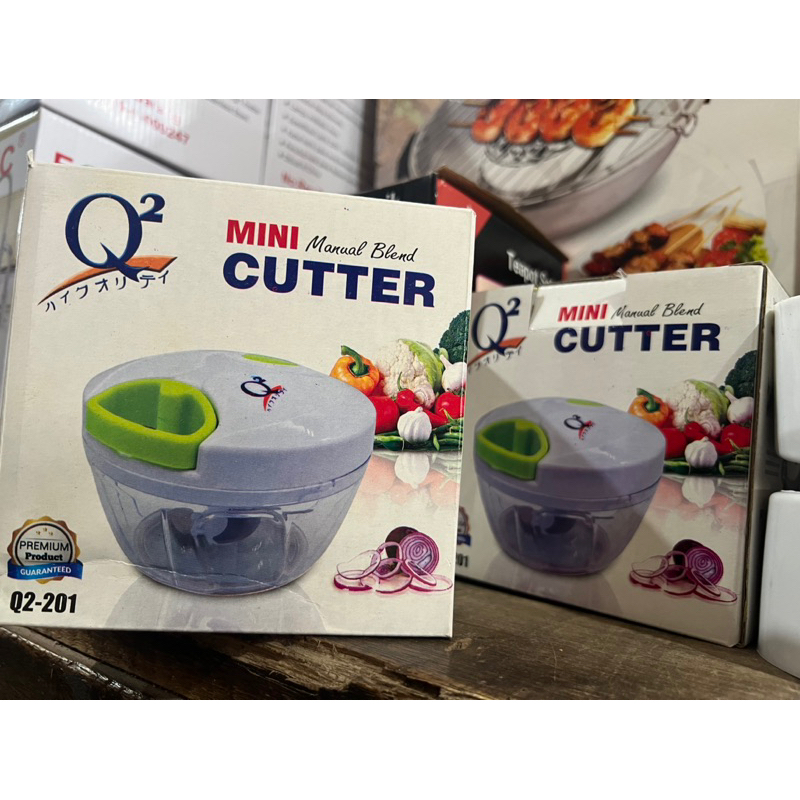 MINI CUTTER Q2 / BLENDER MANUAL BUMBU &amp; MAKANAN