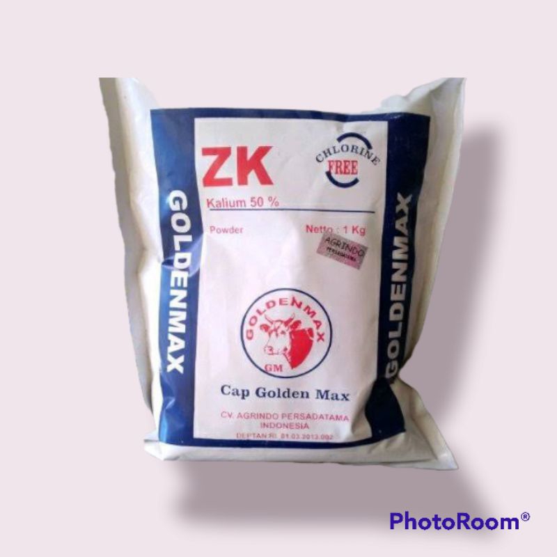 Pupuk ZK Kalium 50% 1 kg Cap Golden Max