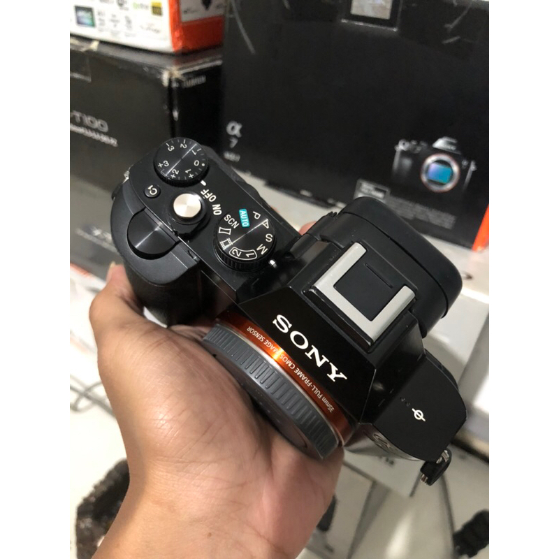 sony a7 clasic body only kamera fullframe lengkap box like new