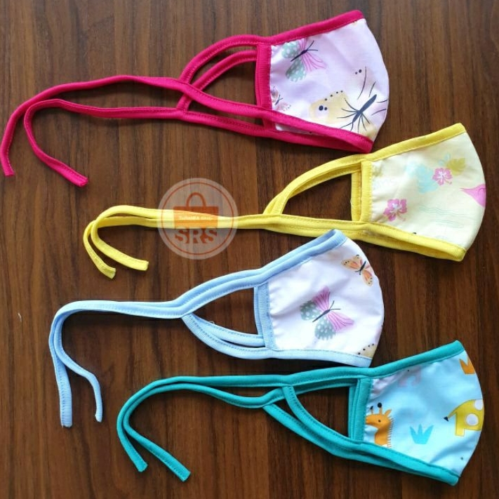 Masker Anak, Bayi, Masker Anak Katun 2 Ply Masker Balita, Bayi