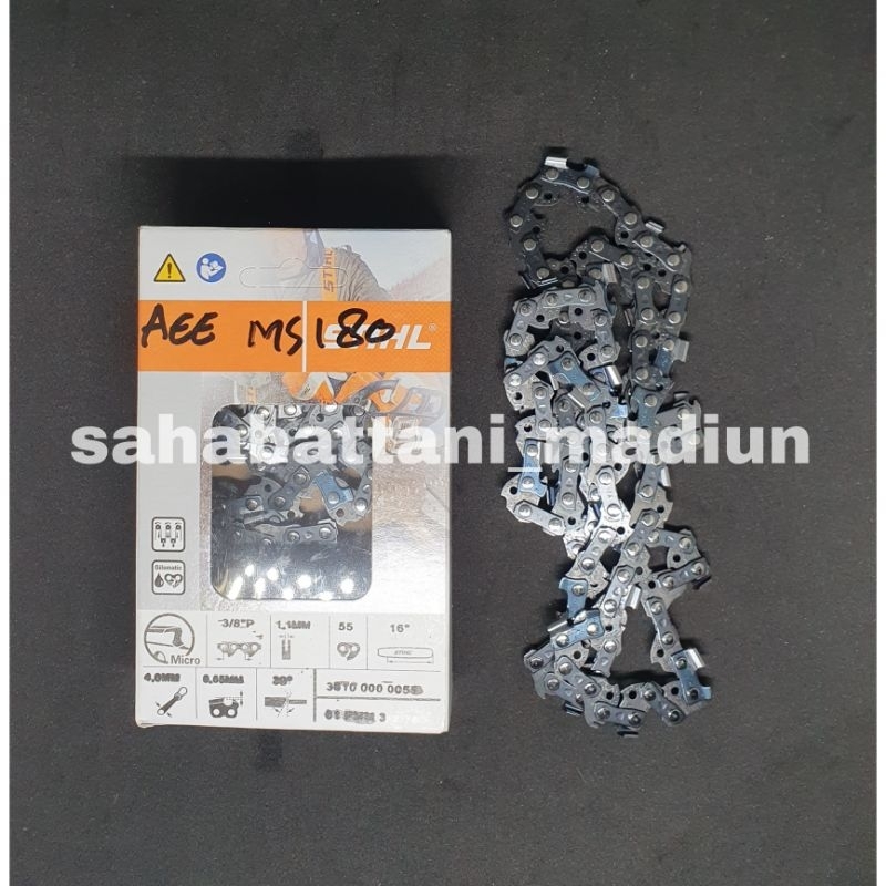Rantai Gergaji Mesin Cahinsaw STIHL MS180 / 16 INCH - Original