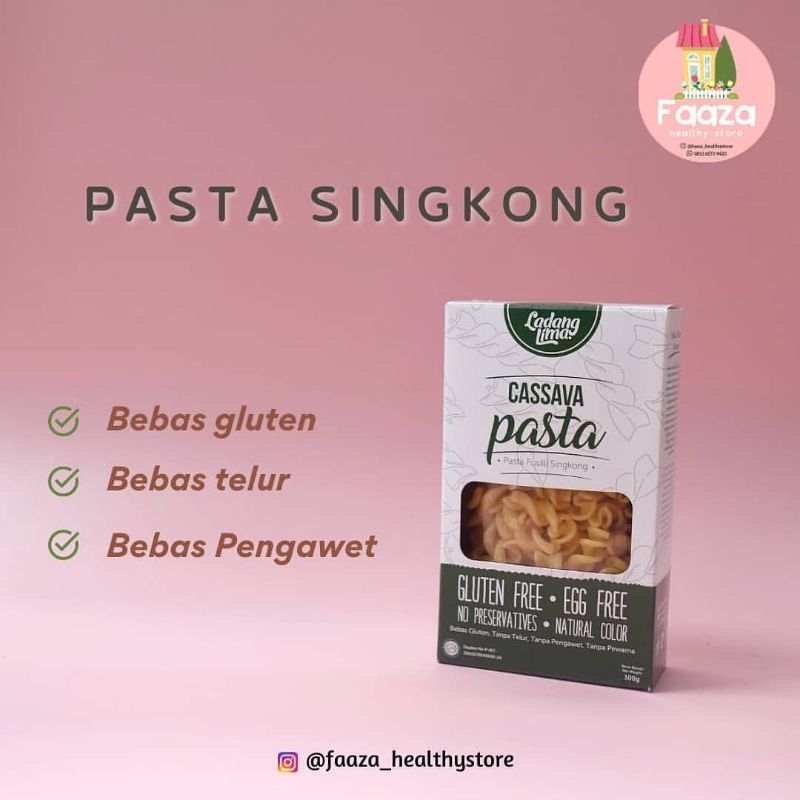 

Pasta Fusilli Ladang Lima 100gr - Pasta Gluten Free Ladang Lima