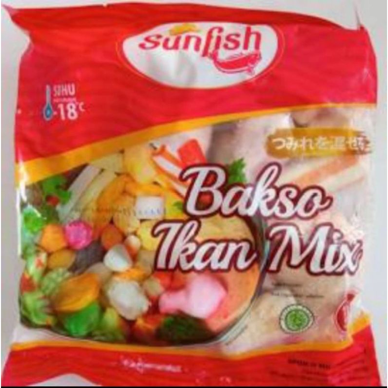 

SUNFISH BAKSO IKAN MIX 500GR