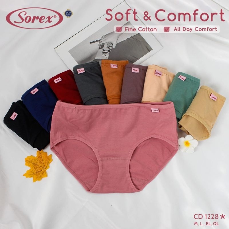 Celana Dalam Wanita Sorex 1228 Soft Comfort