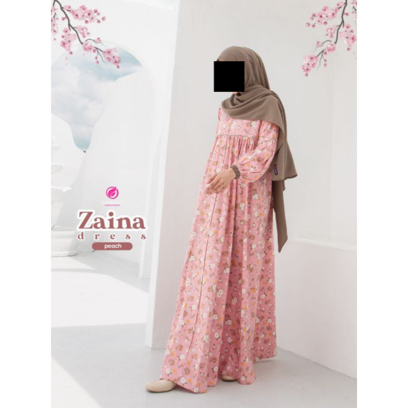 GAMIS MOTIF ZAINA DRESS BY FANIA HIJAB (DRESS ONLY)