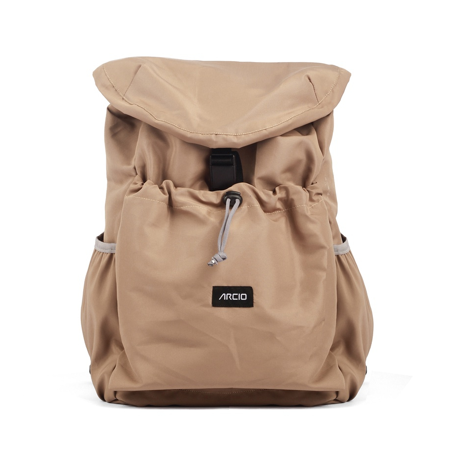 88% BACKPACK CREAM |ManNeedMe x ARCIO| Tas Ransel Pria Wanita Tas Punggung ORI