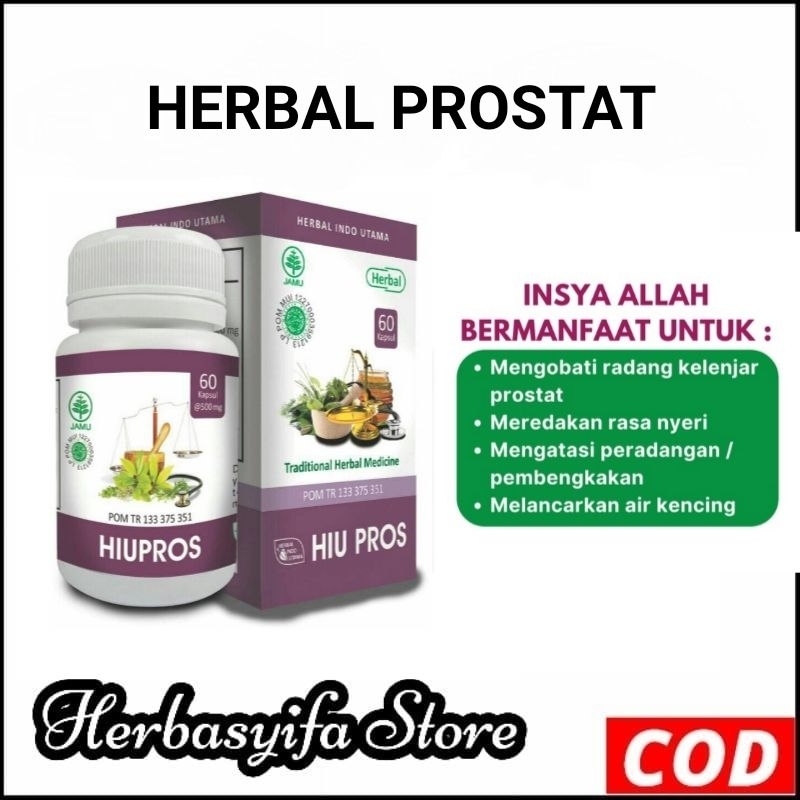 HIU PROS Obat Herbal Prostat 60 kapsul