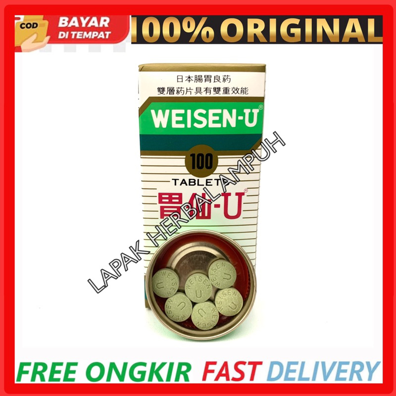 WEISEN U 100 TABLET ASLI HONGKONG OBAT MAAG