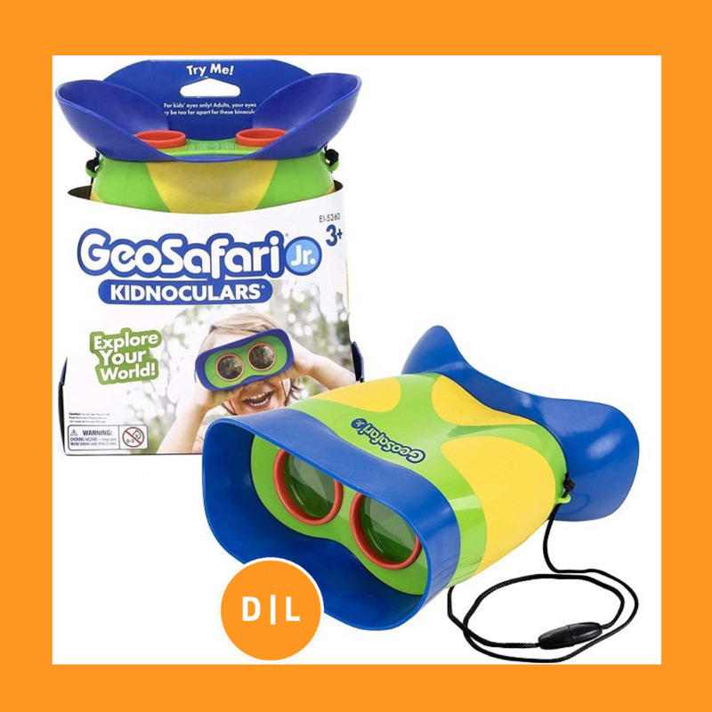 Educational Insights GeoSafari Jr. Kidnoculars Telescope Teropong Anak Murah