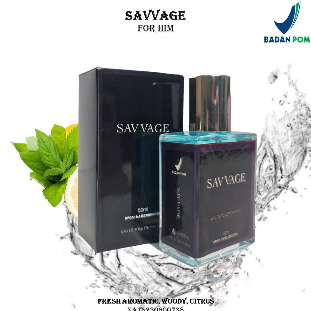 Kanzo - [BPOM] Parfum Savvage 50ml Premium / Parfum Savvage 50ml Best Seller / Parfum Pria Savvage 50ml