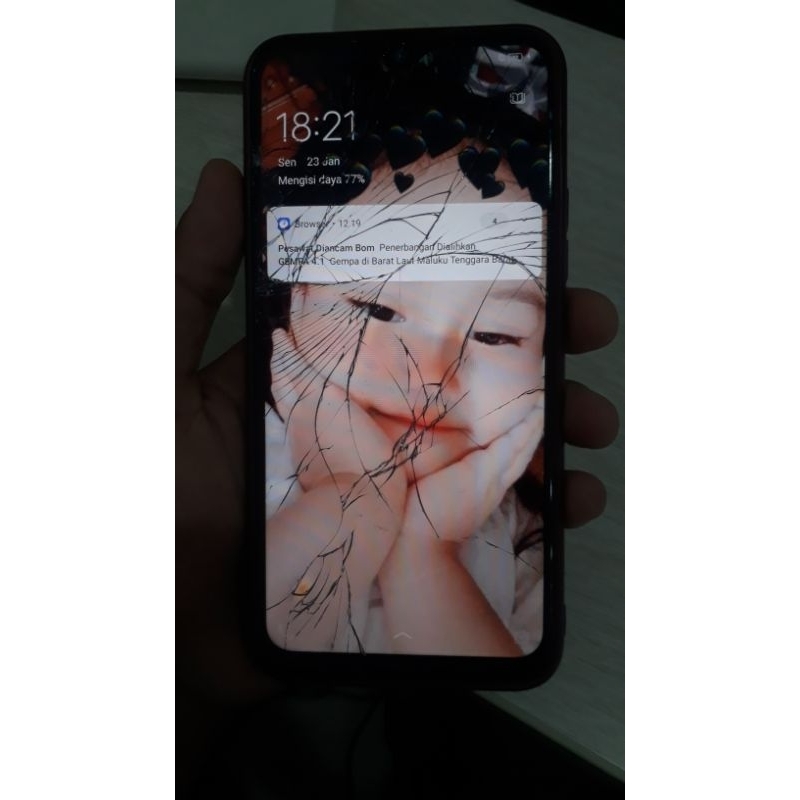 lcd vivo y17 ori copotan minus