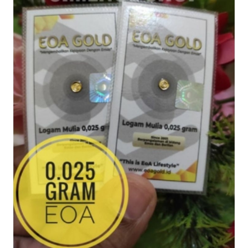 Eoa Gold 0.025 Gram(Hadiahtidakdijual)