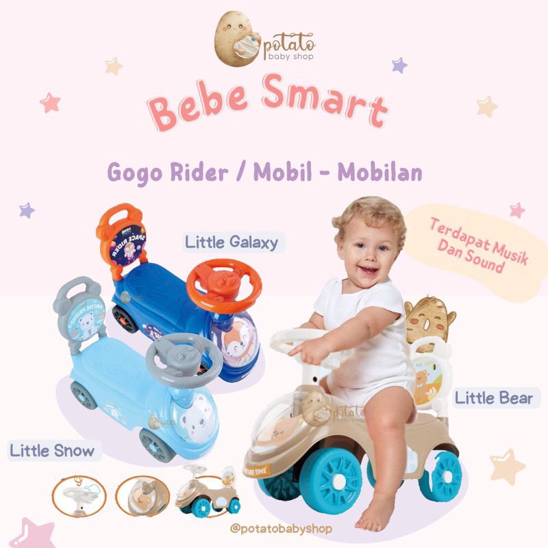 Bebe Smart - Gogo Rider - Mobil Mobilan Anak Bebesmart