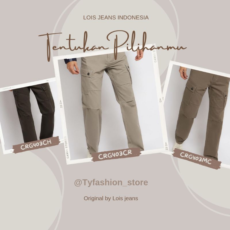 CRG 403 CH / MC / CR CELANA CARGO PRIA LOIS  ORIGINAL