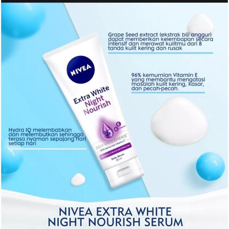 NIVEA Extra White Body Serum Body Care 180ml