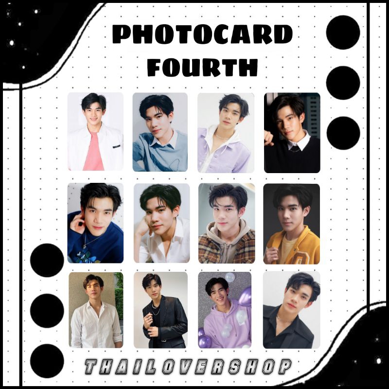 PHOTOCARD FOURTH NATTAWAT THAI ACTOR RAIKANTOPENI GMM BOY