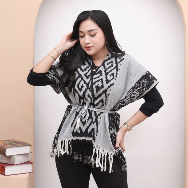 OUTER TENUN ETNIK AMANDA TENUN IKAT