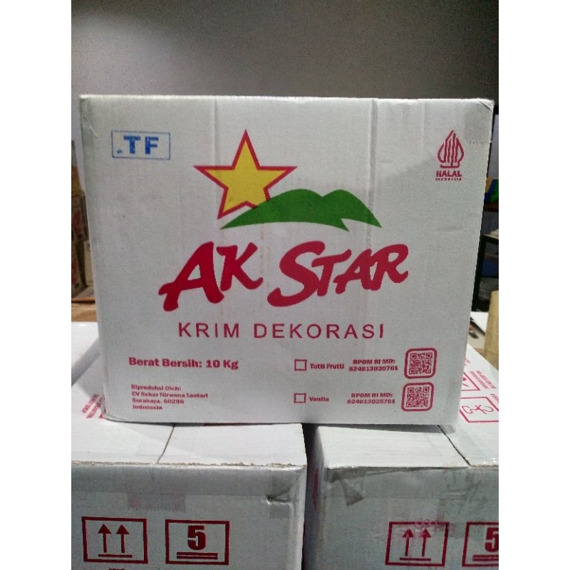 AK STAR BUTTER CREAM REPACK 500 GR