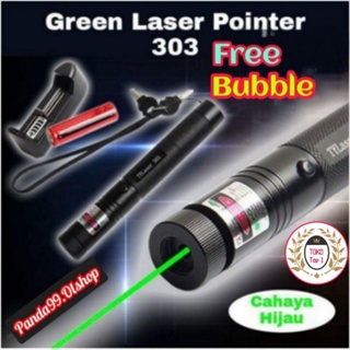 Green Laser Pointer 303 Original Berkualitas / Lsaer Hijou VARIASI /