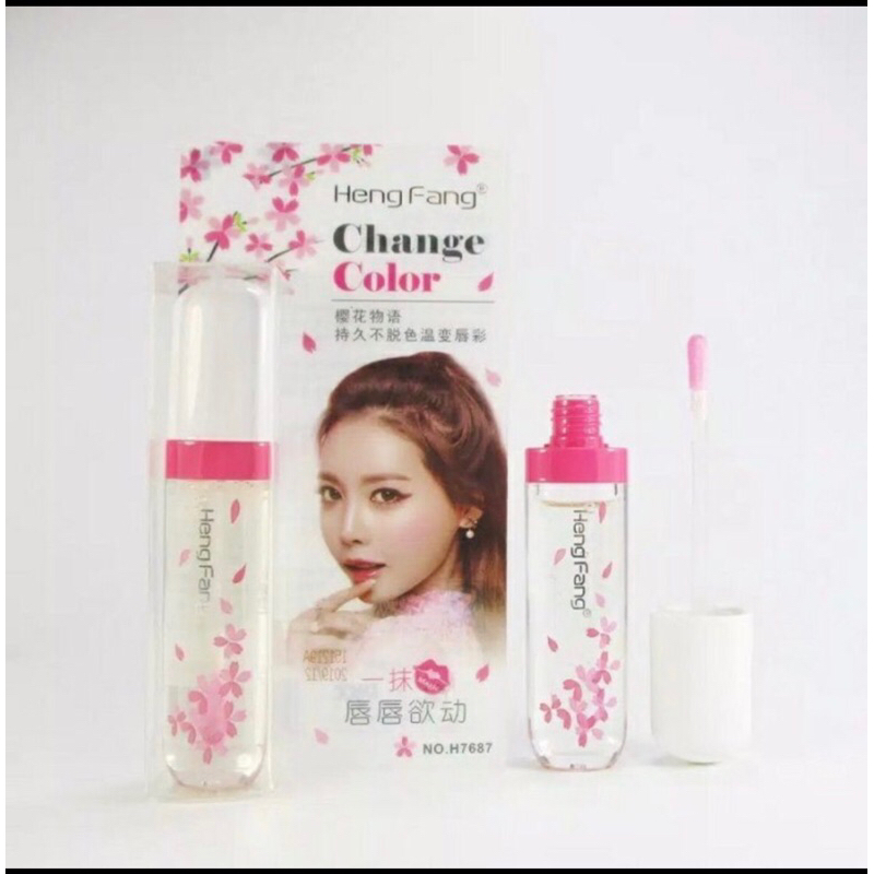 HENGFANG LIP GLOSS CAIR  TRANSPARAN/BENING TAHAN LAMA