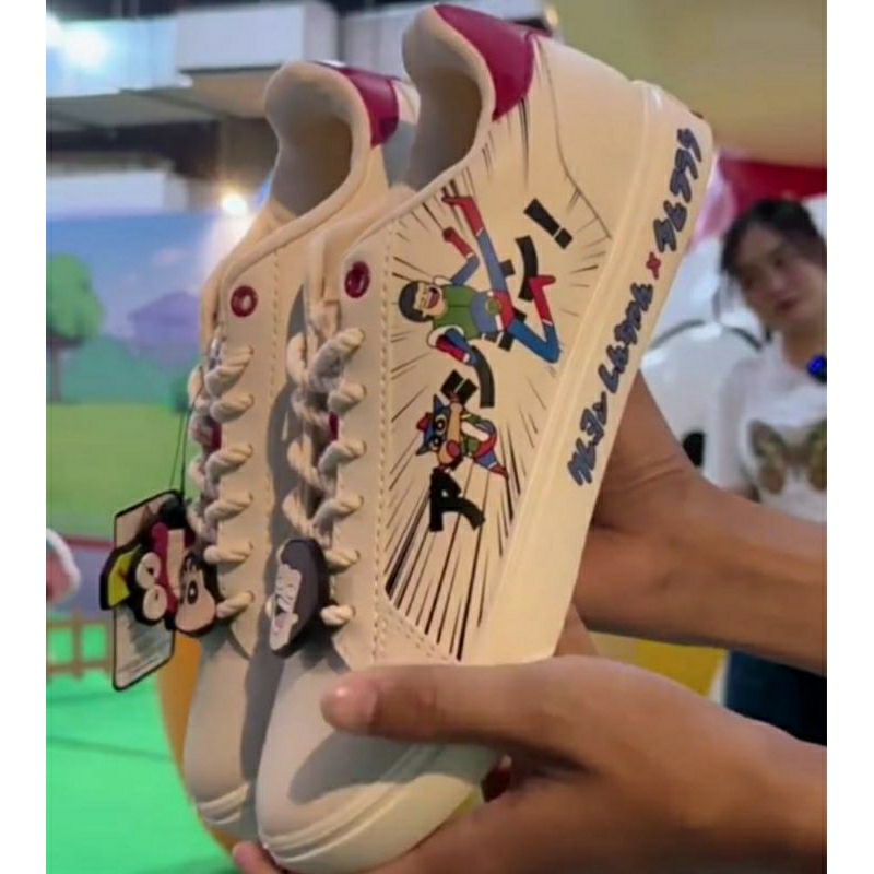 Sepatu Aerostreet x TahiLalats x Crayon Sinchan Shinnosuke Season 2 ( 100% Original )