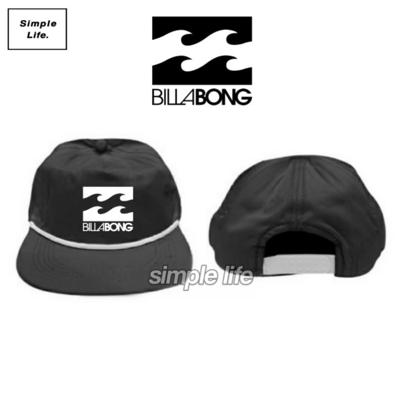 Topi Surfing Snapback Classic/Topi Snapback Old School/Topi Distro Pria Wanita Premium/Billabong