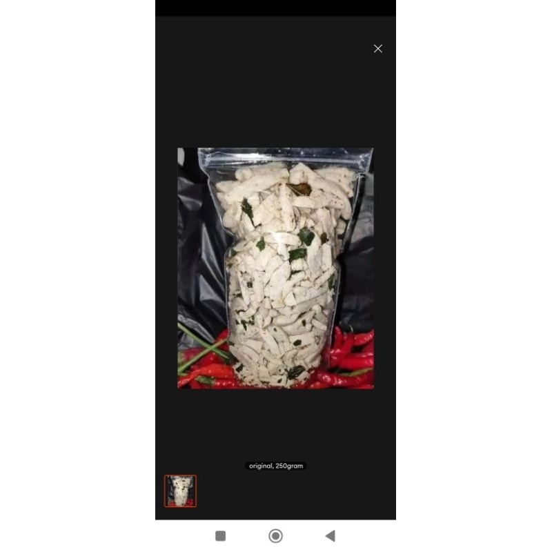 

basreng original daun jeruk 250 gram