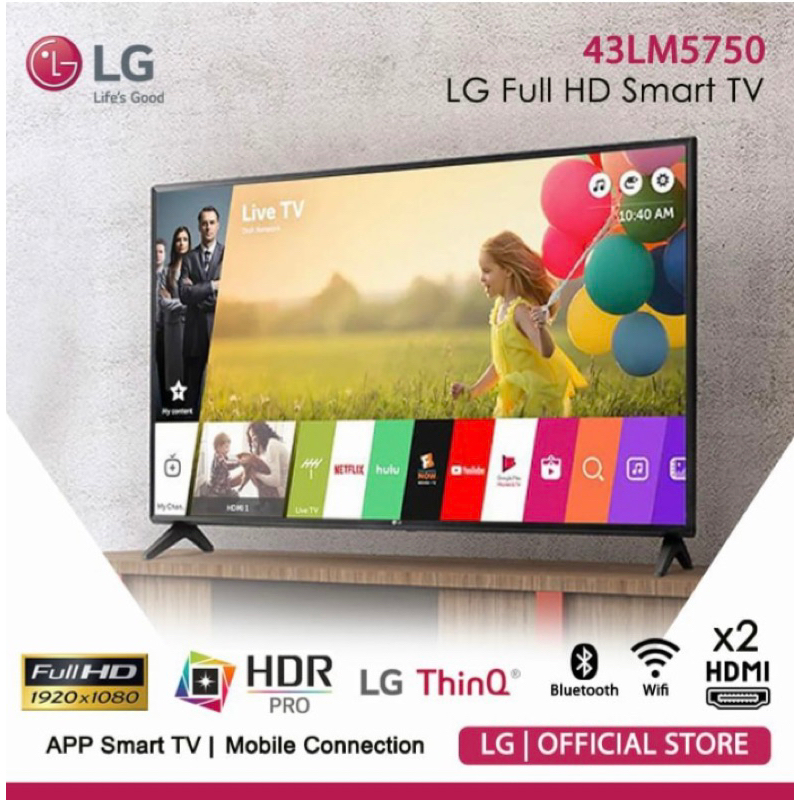 Smart Tv LG Full HD 43inch 43LM5750