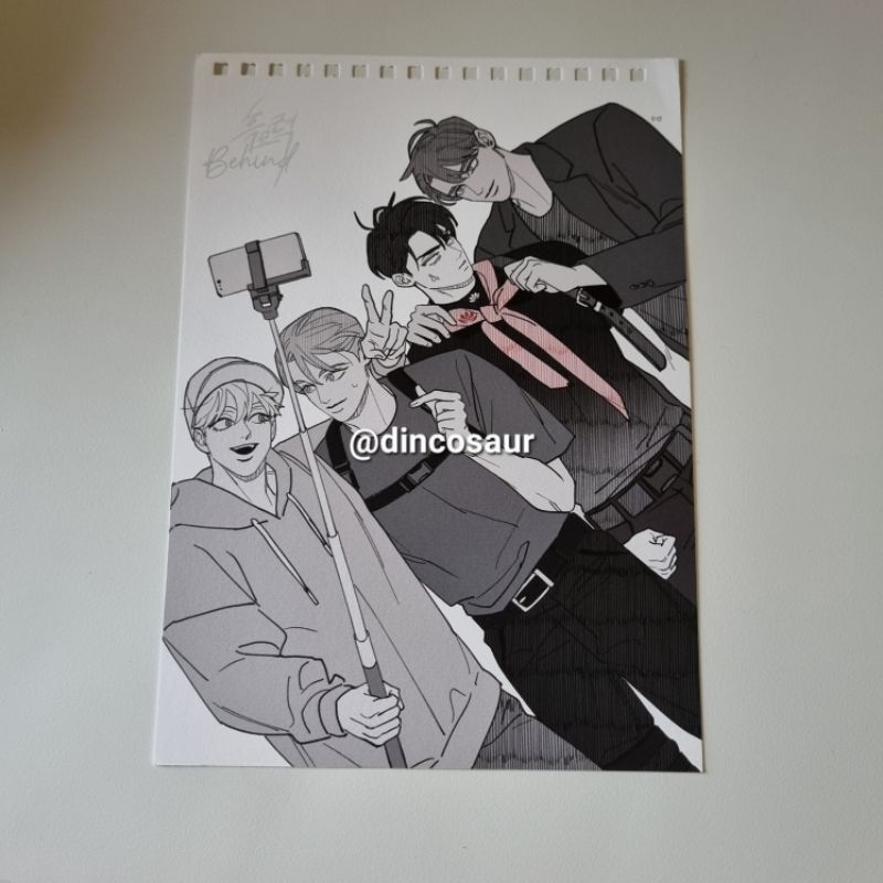 FMNM Fate Makes No Mistakes Manhwa Illustration Calendar Lezhin