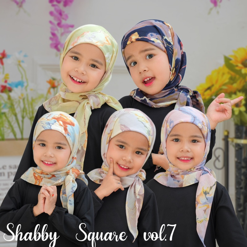 shabby square jilbab inner anak