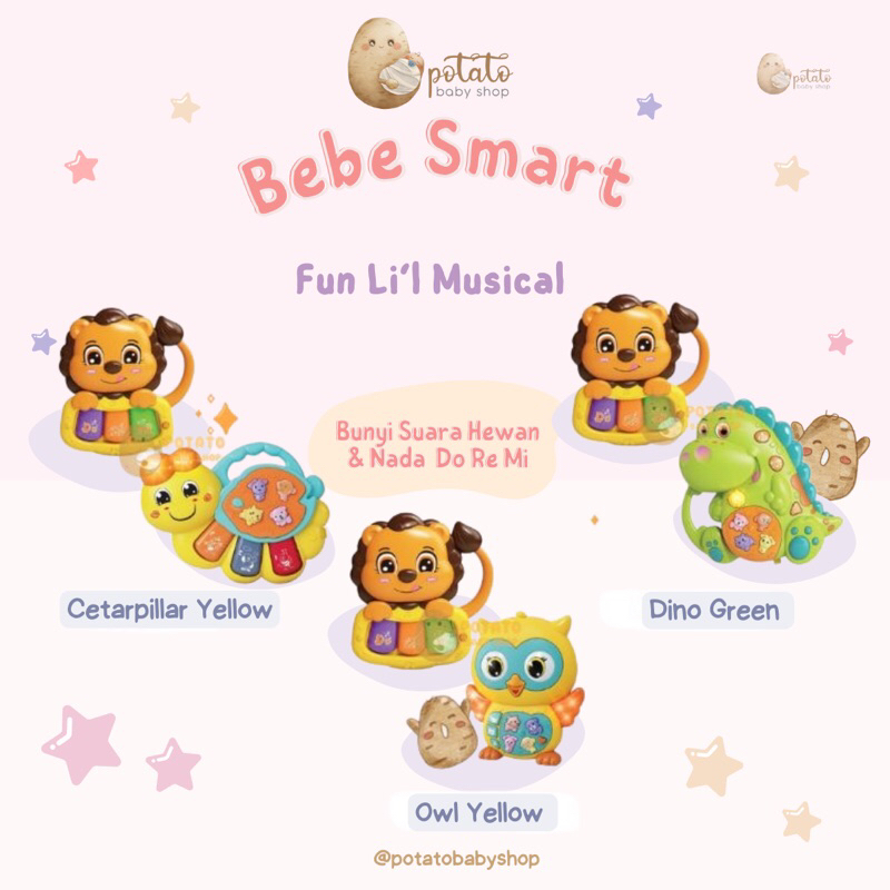 Bebesmart - Fun Lil Musical Set 2pcs / Bebe Smart