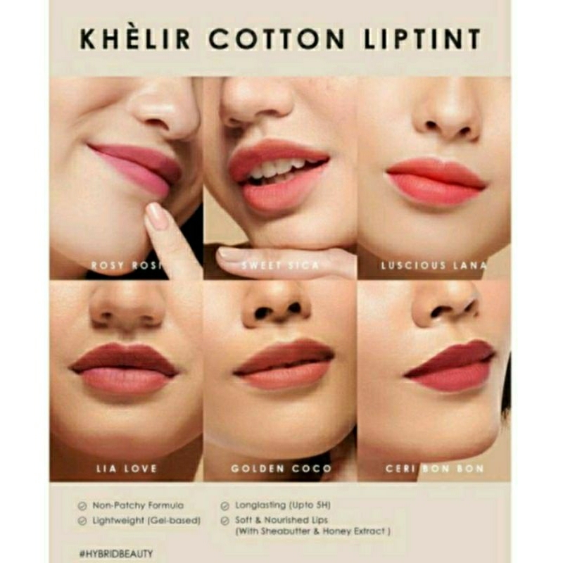 SADA by Cathy Sharon Khelir Cotton Liptint / Lip Tint 4.5g