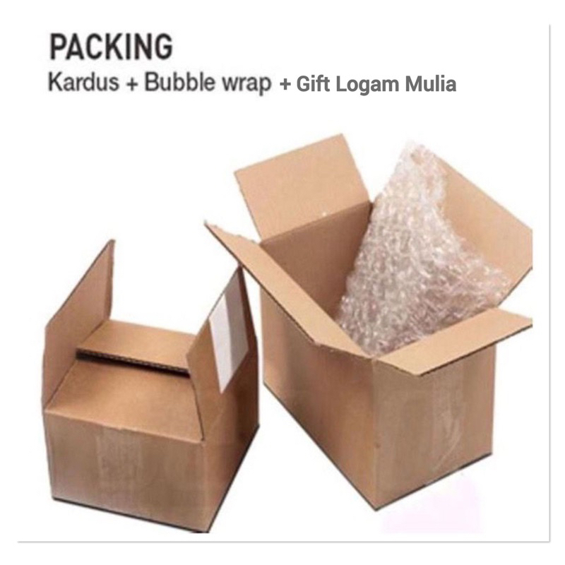 

EXTRA DUS + BUBLE WARP + LOGAM MULIA + PAPERBAG AC PACKINGAN LEBIH AMAN